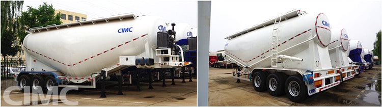 CIMC 40cbm Cement Tanker Trailer will be sent to Burundi