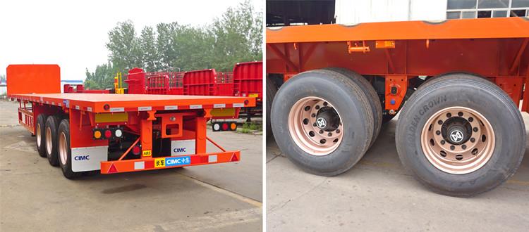 CIMC Tri Axle Flatbed Trailer for Sale Near Me in Nigeria