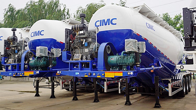  CIMC 40cbm Bulk Cement Trailer for Sale in Guinea