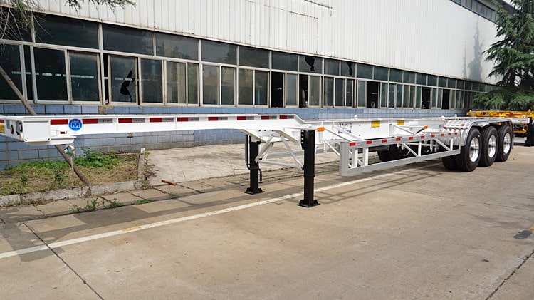 CIMC 3 Axle 40ft Container Skeleton Trailer for Sale in Gabon