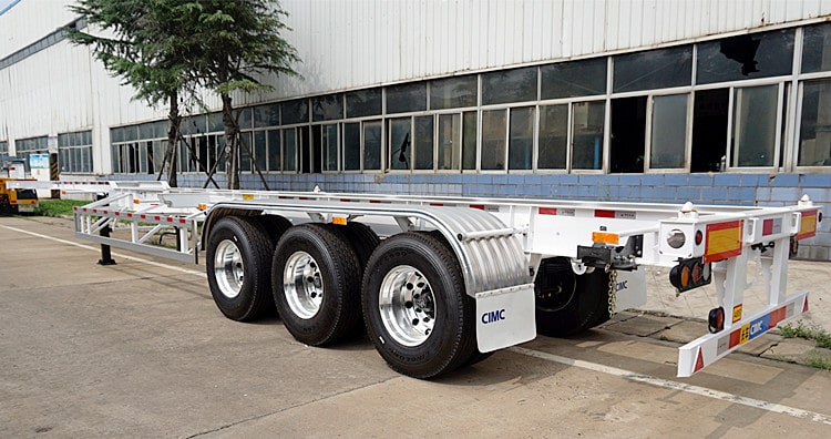 CIMC 3 Axle 40ft Container Skeleton Trailer for Sale in Gabon