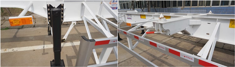 CIMC 3 Axle 40ft Container Skeleton Trailer for Sale in Gabon