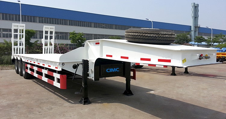 CIMC 3 Axle Low Loader Trailer for Sale in Mozambique