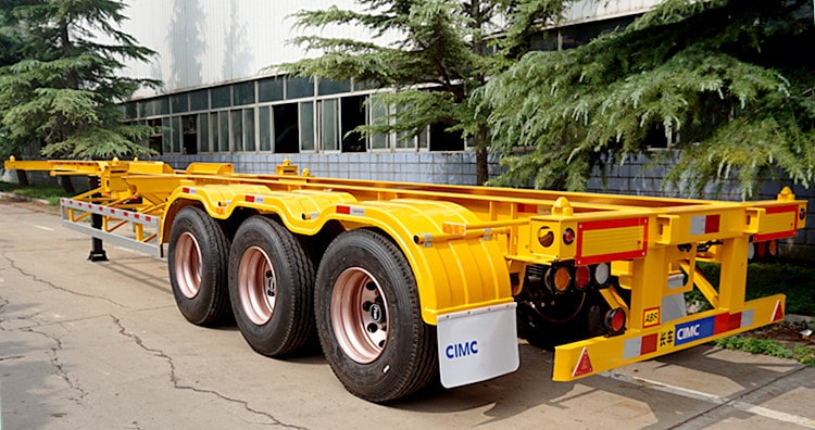 CIMC Tri Axle 40 ft Skeletal Semi Trailer for Sale in Maritania