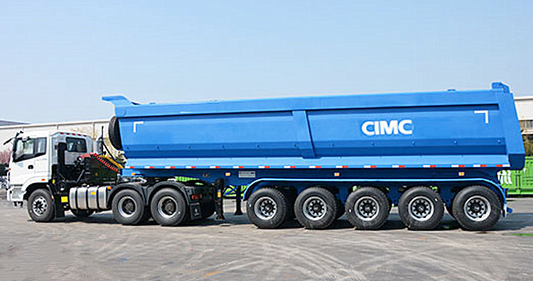 CIMC 5 Axle 80 Ton Dump Trailer for Sale in Nigeria
