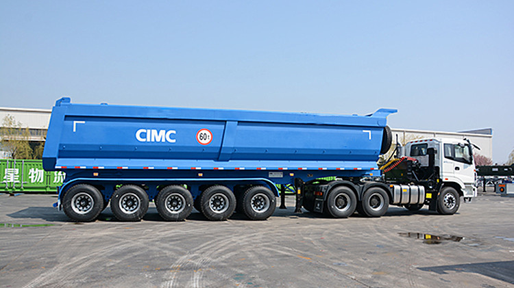 CIMC 5 Axle 80 Ton Dump Trailer for Sale in Nigeria