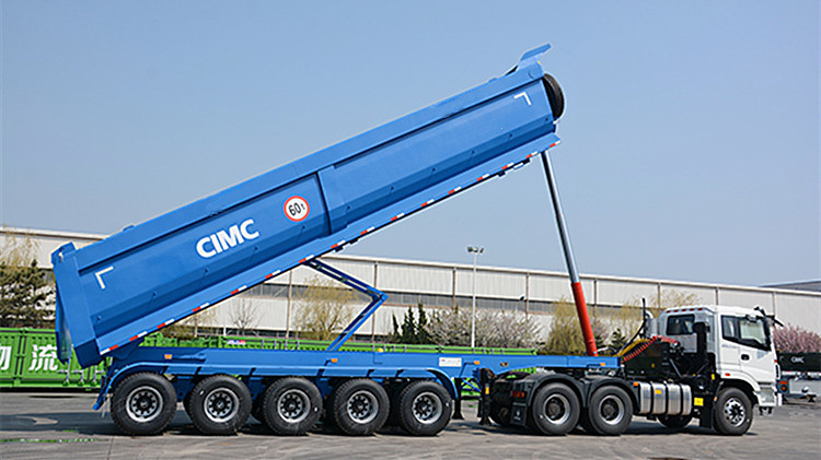 CIMC 5 Axle 80 Ton Dump Trailer for Sale in Nigeria