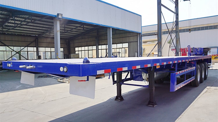 CIMC 40ft Triaxle Flat Bed Trailer for Sale in Cote d'Ivoire