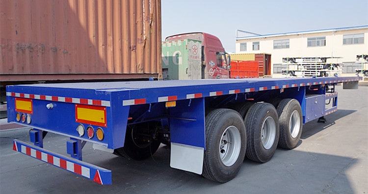CIMC 40ft Triaxle Flat Bed Trailer for Sale in Cote d'Ivoire