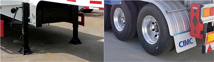 CIMC 45000 Litres Aluminium Alloy Fuel Tanker Trailer for Sale in Guinea