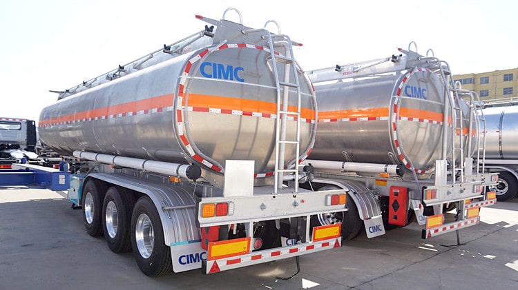 CIMC 45000 Litres Aluminium Alloy Fuel Tanker Trailer for Sale in Guinea