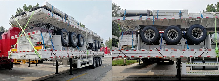 CIMC 3 Axle 60Ton Animal Transport Trailer for Sale in Sudan