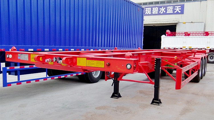 CIMC 40 Foot Intermodal Container Chassis Trailer for Sale in Malawi