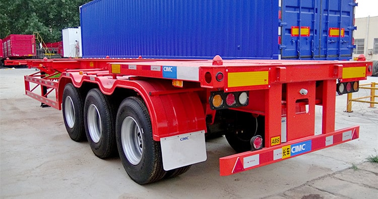 CIMC 40 Foot Intermodal Container Chassis Trailer for Sale in Malawi