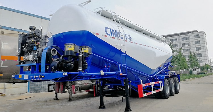 CIMC 3 Axle 42cbm Cement Bulker Trailer for Sale in Guyana