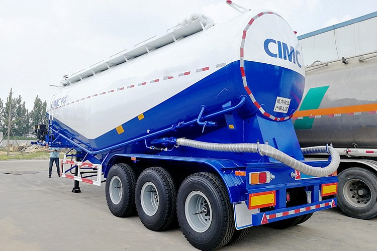 CIMC 3 Axle 42cbm Cement Bulker Trailer for Sale in Guyana
