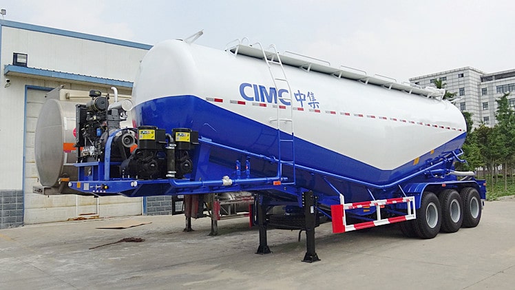 CIMC 3 Axle 42cbm Cement Bulker Trailer for Sale in Guyana
