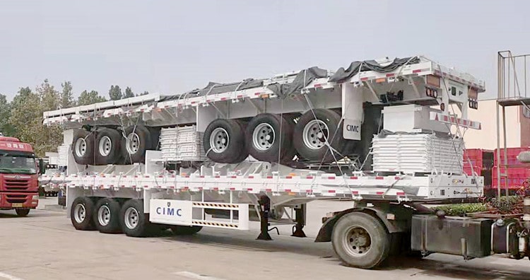 CIMC 60T Fence Truck Trailer for Sale in Sudan