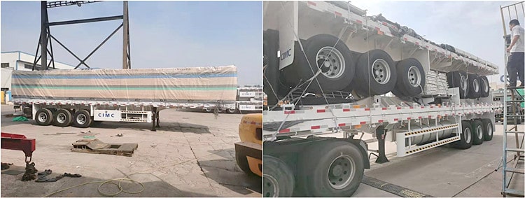 CIMC 60T Fence Truck Trailer for Sale in Sudan