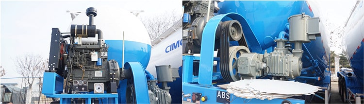 CIMC 35T Cement Silo Trailer for Sale in Mozambique