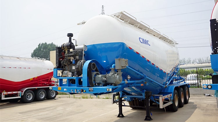 CIMC 35T Cement Silo Trailer for Sale in Mozambique