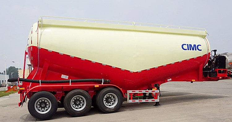 CIMC 40cbm Fly Ash Tanker Trailer for Sale in Zimbabwe