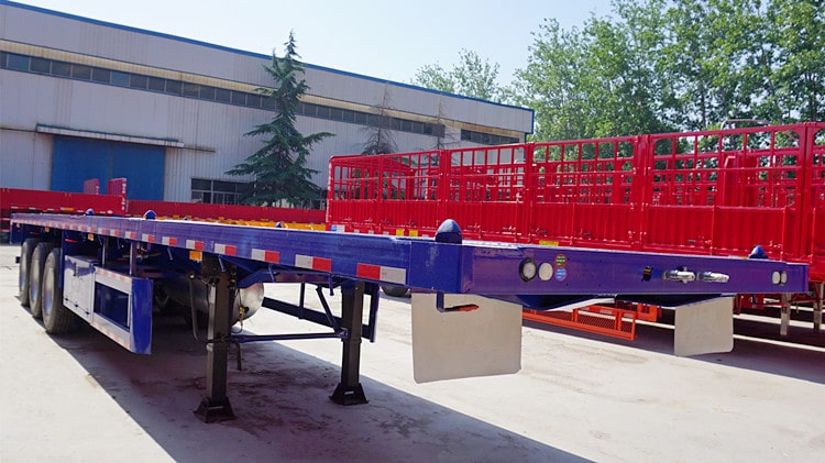 CIMC Tri Axle 40 Feet Flatbed Container Trailer for Sale in Namibia