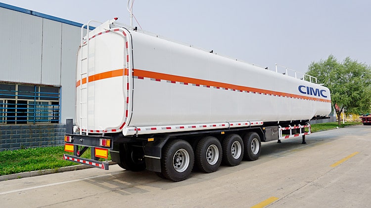 CIMC 45000 Liters Gasoline Tank Trailer for Sale in Senegal