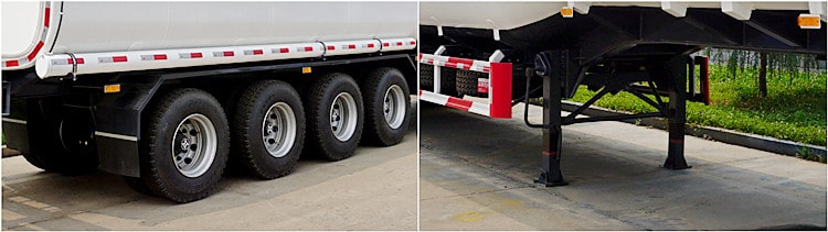 CIMC 45000 Liters Gasoline Tank Trailer for Sale in Senegal