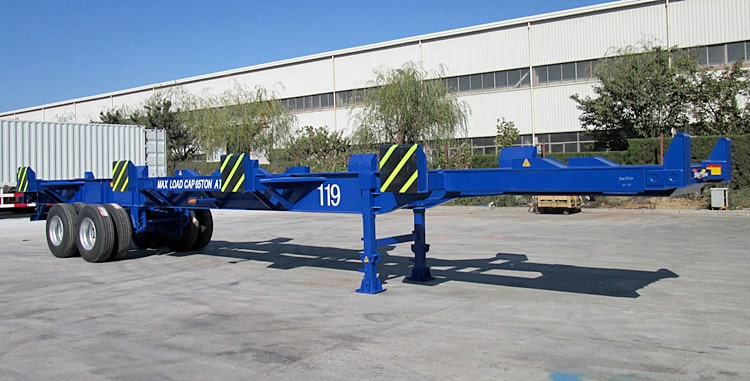 CIMC 40ft Terminal Port Trailer for Sale in Ghana