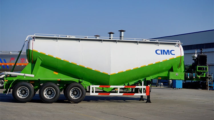 CIMC Tri Axle Cement Transport Vehicle Trailer for Sale in Mauritius