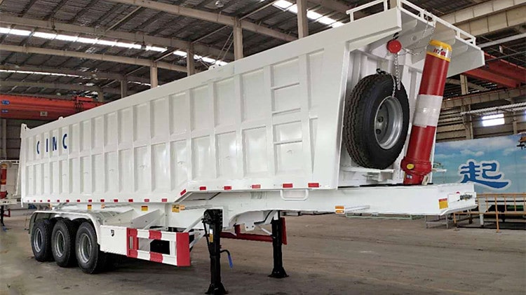 CIMC 80ton Rear Dump Semi Trailer for Sale in Zambia
