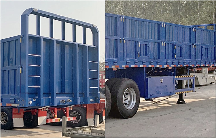 CIMC 60ton 3 Axle Carge Side Wall Semi Trailer for Sale in Kenya