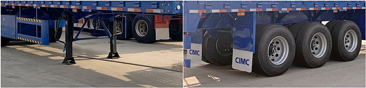 CIMC 60ton 3 Axle Carge Side Wall Semi Trailer for Sale in Kenya