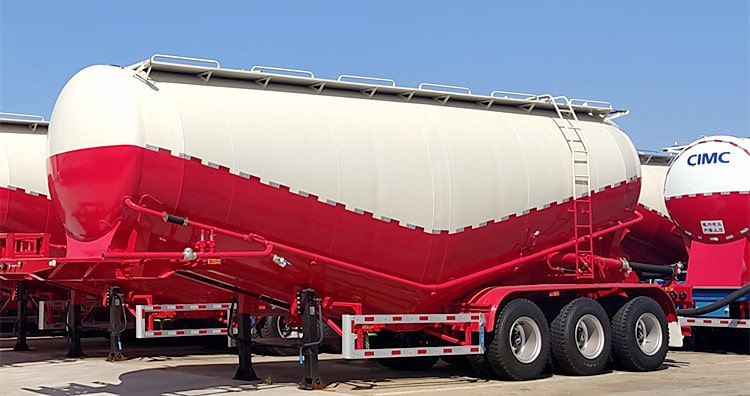 CIMC 35 Ton Bulk Cement Trailer for Sale in Rwanda