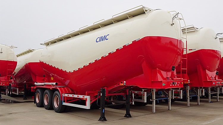 CIMC 35 Ton Bulk Cement Trailer for Sale in Rwanda