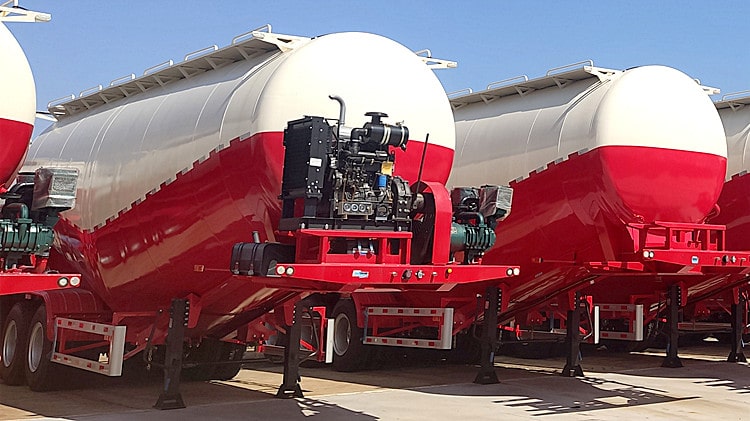 CIMC 35 Ton Bulk Cement Trailer for Sale in Rwanda