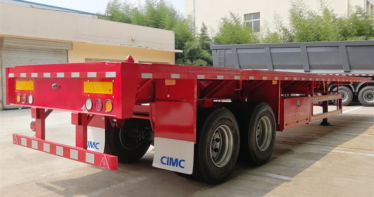 CIMC 2 Axle Flat Bed Trailer for Sale in Guyana