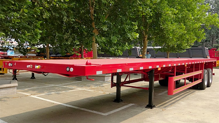 CIMC 2 Axle Flat Bed Trailer for Sale in Guyana