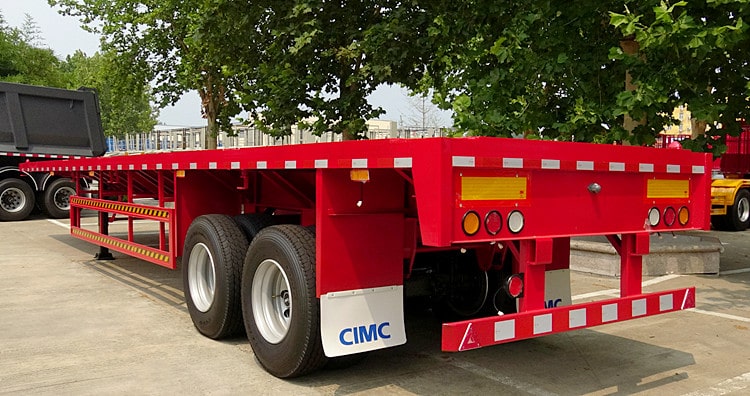 CIMC 2 Axle Flat Bed Trailer for Sale in Guyana