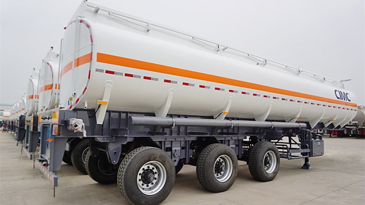 CIMC 42000 Liters Fuel Tank Truck Trailer for Sale in Tanzania