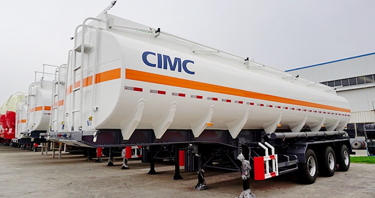 CIMC 42000 Liters Fuel Tank Truck Trailer for Sale in Tanzania
