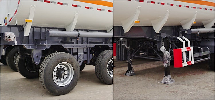 CIMC 42000 Liters Fuel Tank Truck Trailer for Sale in Tanzania