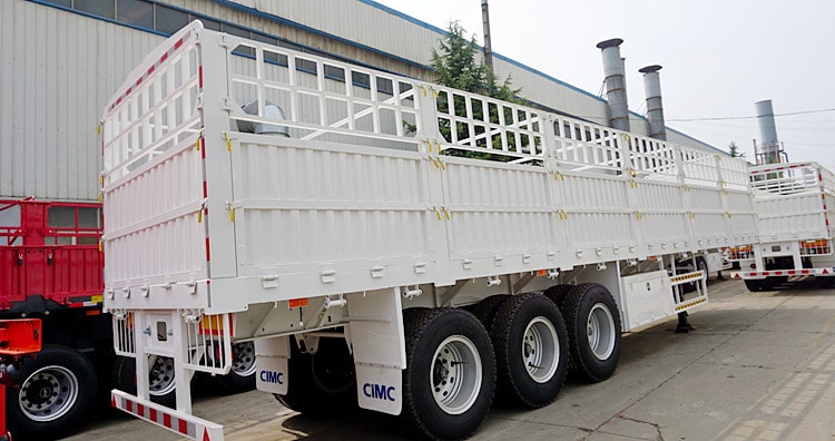 CIMC Tri Axle Bulk Cargo Semi Trailer for Sale in Sudan