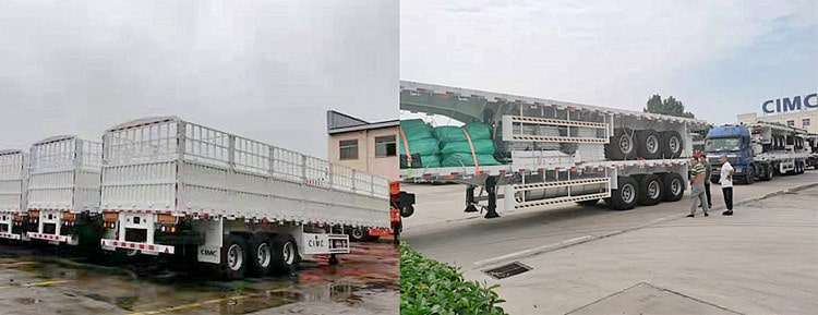 CIMC Tri Axle Bulk Cargo Semi Trailer for Sale in Sudan