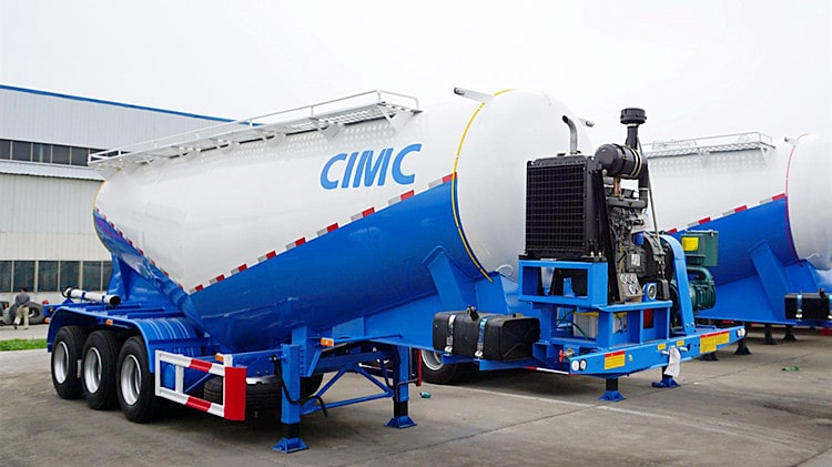 CIMC 50cbm Dry Bulk Tanker Trailer for Sale in Mozambique