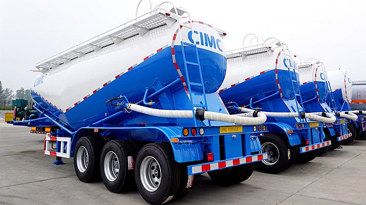 CIMC 50cbm Dry Bulk Tanker Trailer for Sale in Mozambique