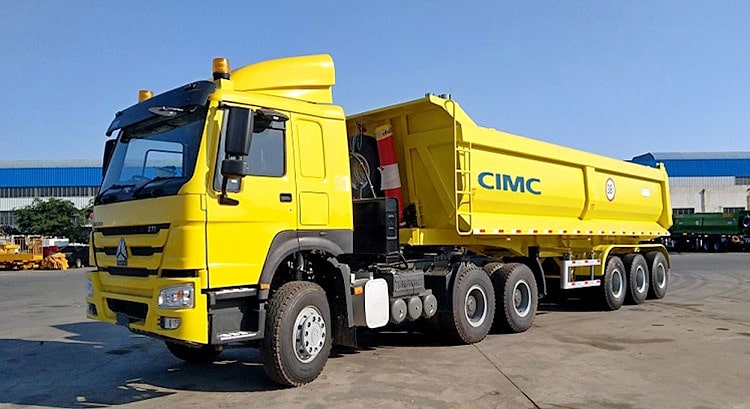 CIMC 38ton Semi Tipper Trailer for Sale in Malawi