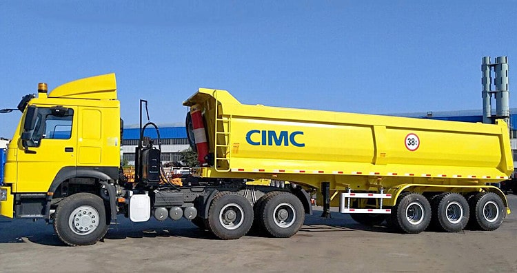 CIMC 38ton Semi Tipper Trailer for Sale in Malawi