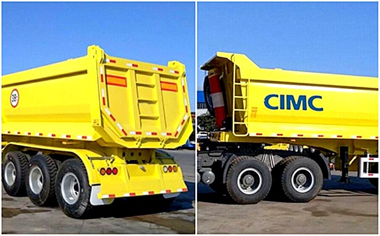 CIMC 38ton Semi Tipper Trailer for Sale in Malawi
